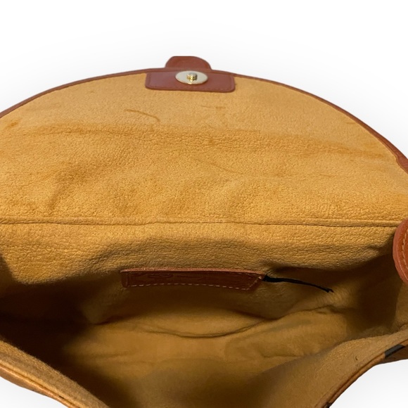 Vintage MCM Cognag Monogram Visetos Crossbody Flap Bag - Picture 5 of 14